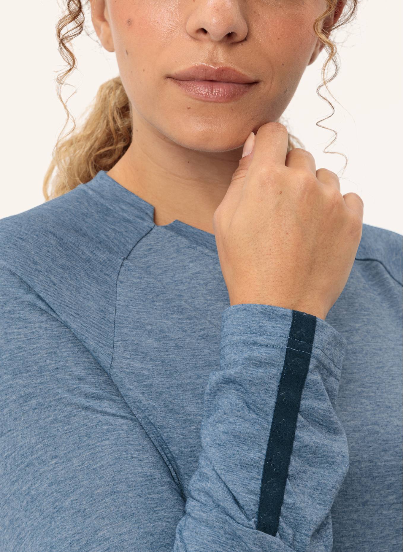 VAUDE Langarmshirt SKOMER III: BLAU