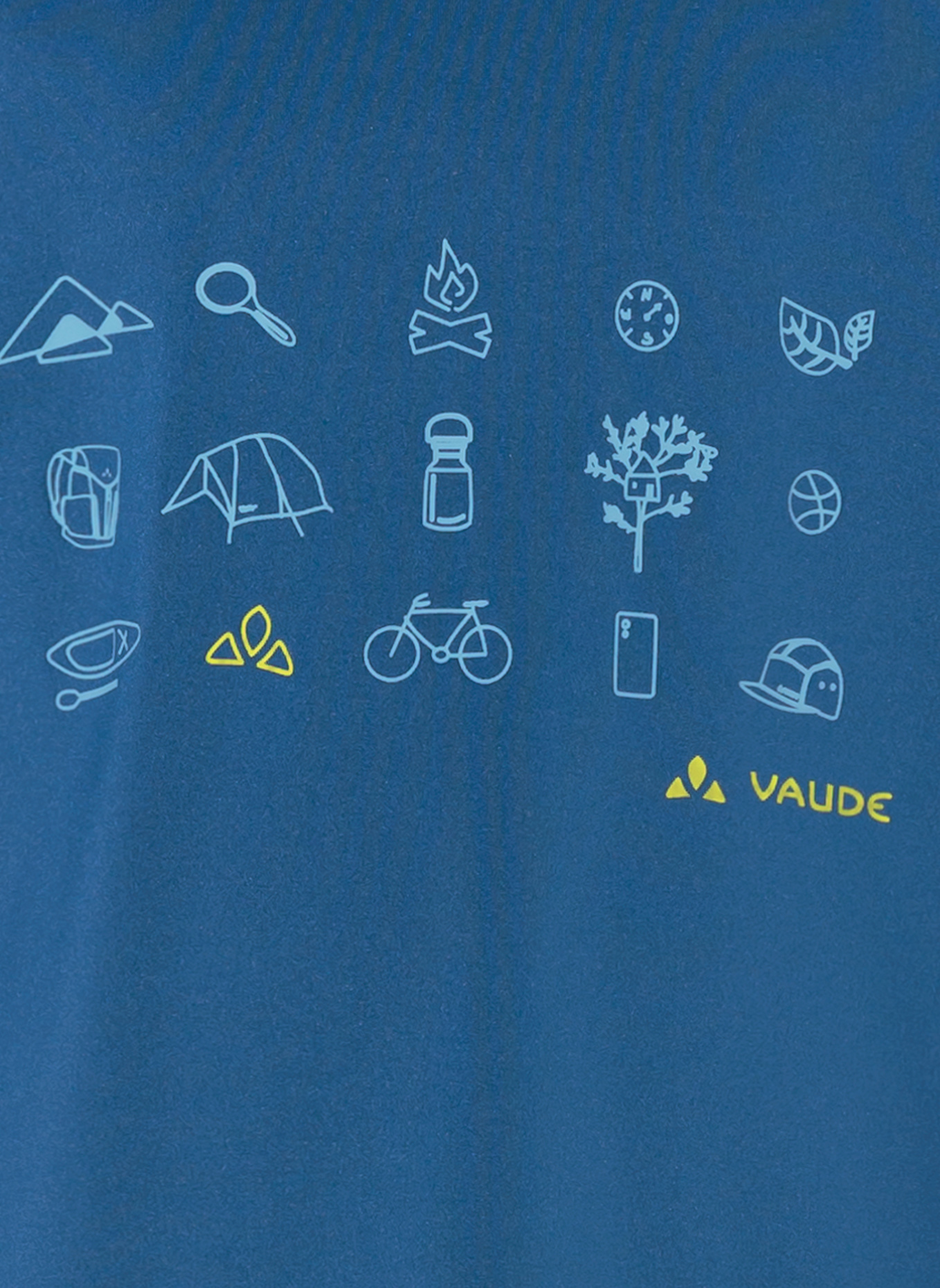 VAUDE Funktionsshirt KIDS SOLARO T-SHIRT III: BLAU
