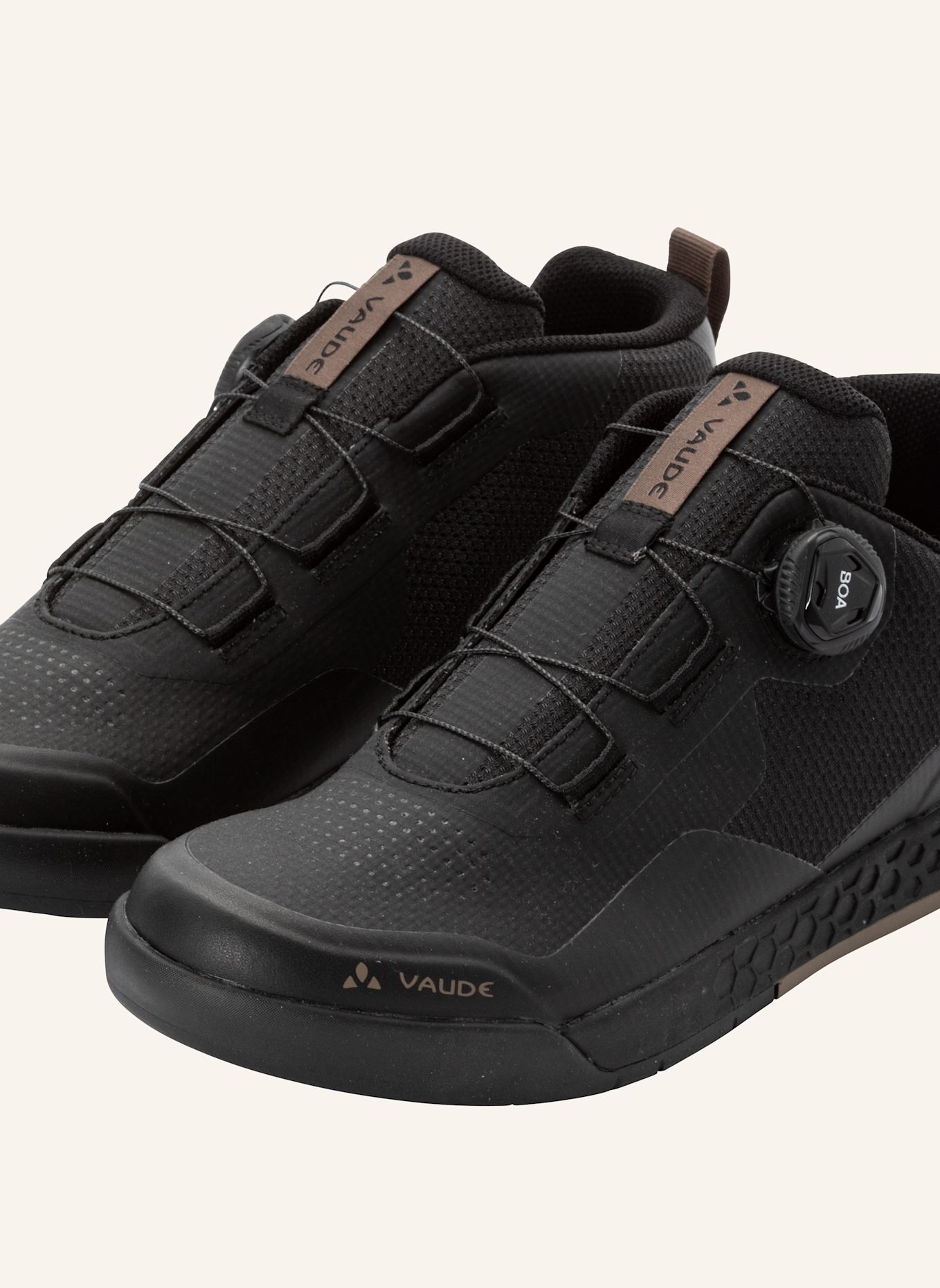 VAUDE Radschuhe MOAB TECH II: SCHWARZ/ BEIGE