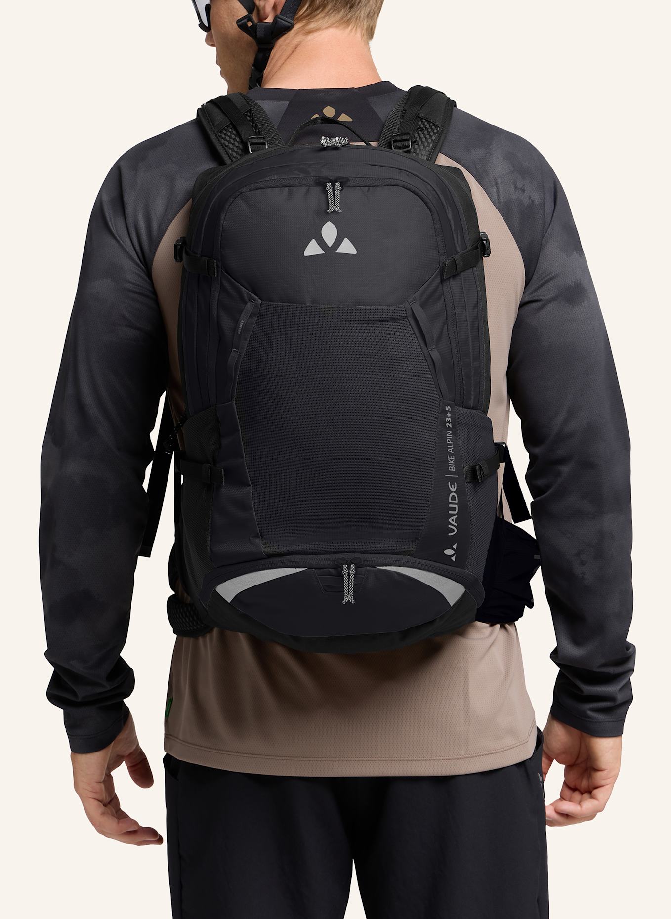 VAUDE Rucksack BIKE ALPIN 23+5: SCHWARZ
