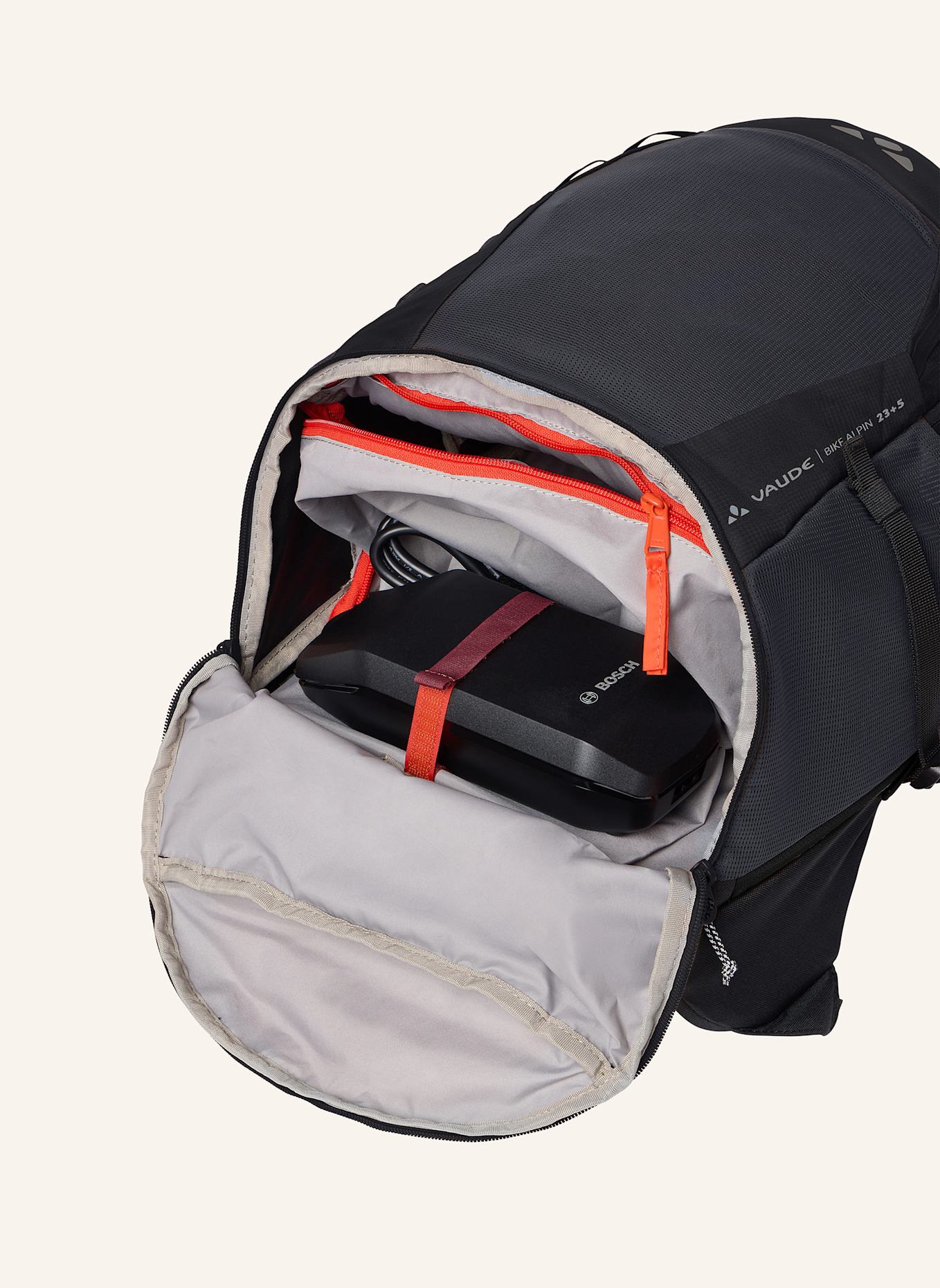 VAUDE Rucksack BIKE ALPIN 23+5: SCHWARZ