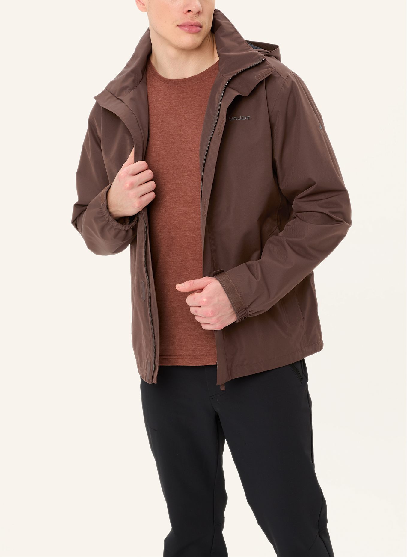 VAUDE Regenjacke ESCAPE LIGHT: BRAUN