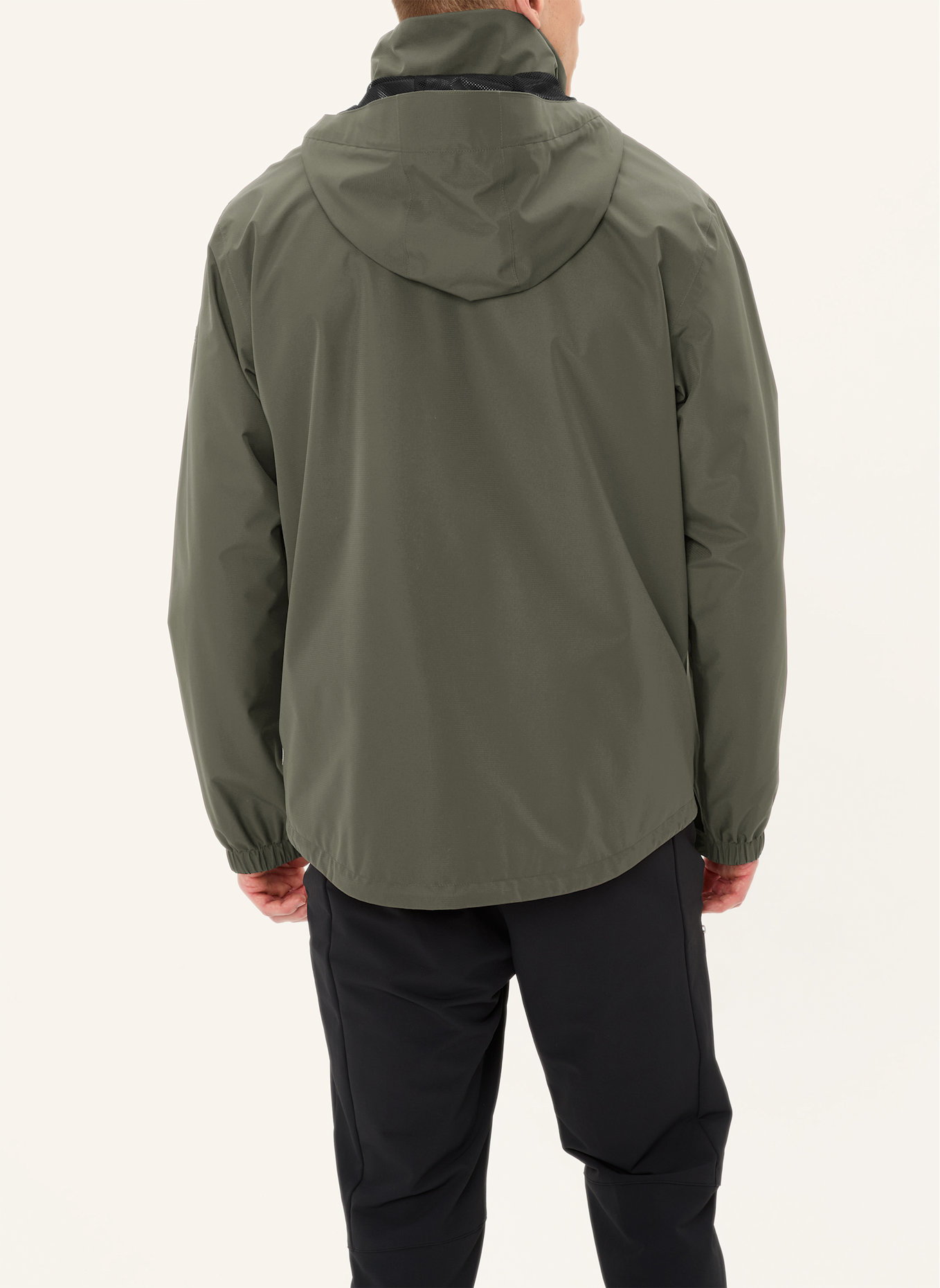 VAUDE Regenjacke ESCAPE LIGHT: SCHWARZ/ KHAKI