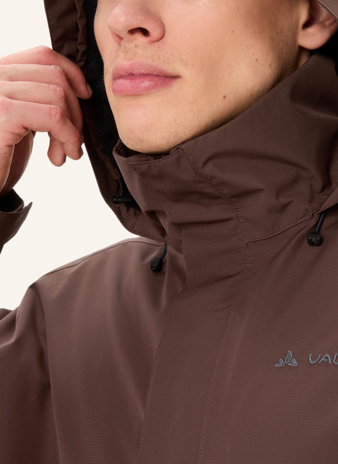 VAUDE Regenjacke ESCAPE LIGHT: BRAUN