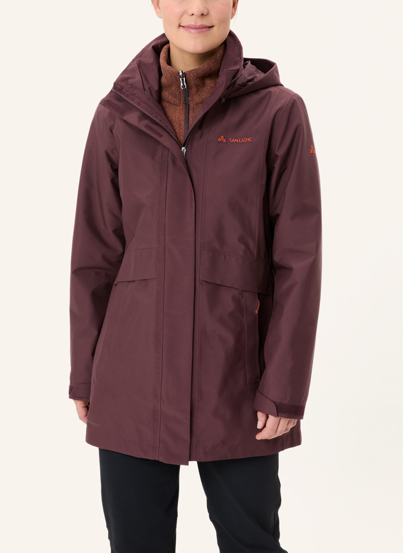 VAUDE 2-in-1-Jacke IDRIZ: BEIGE