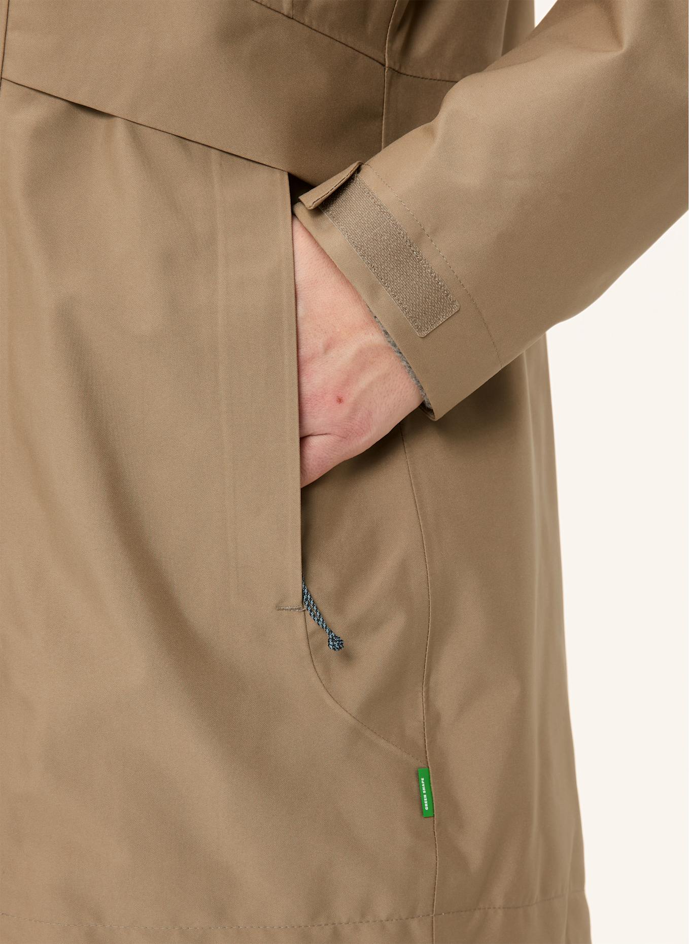 VAUDE 2-in-1-Jacke IDRIZ: GRÜN