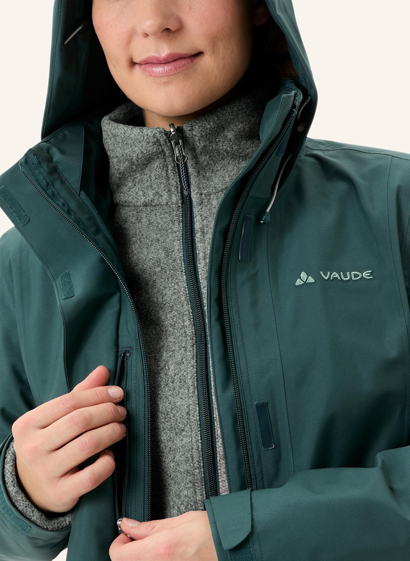 VAUDE 2-in-1-Jacke IDRIZ: GRÜN