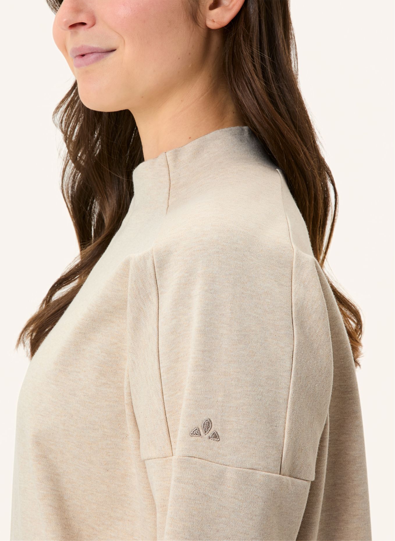 VAUDE Sweatshirt COREWAY: BEIGE