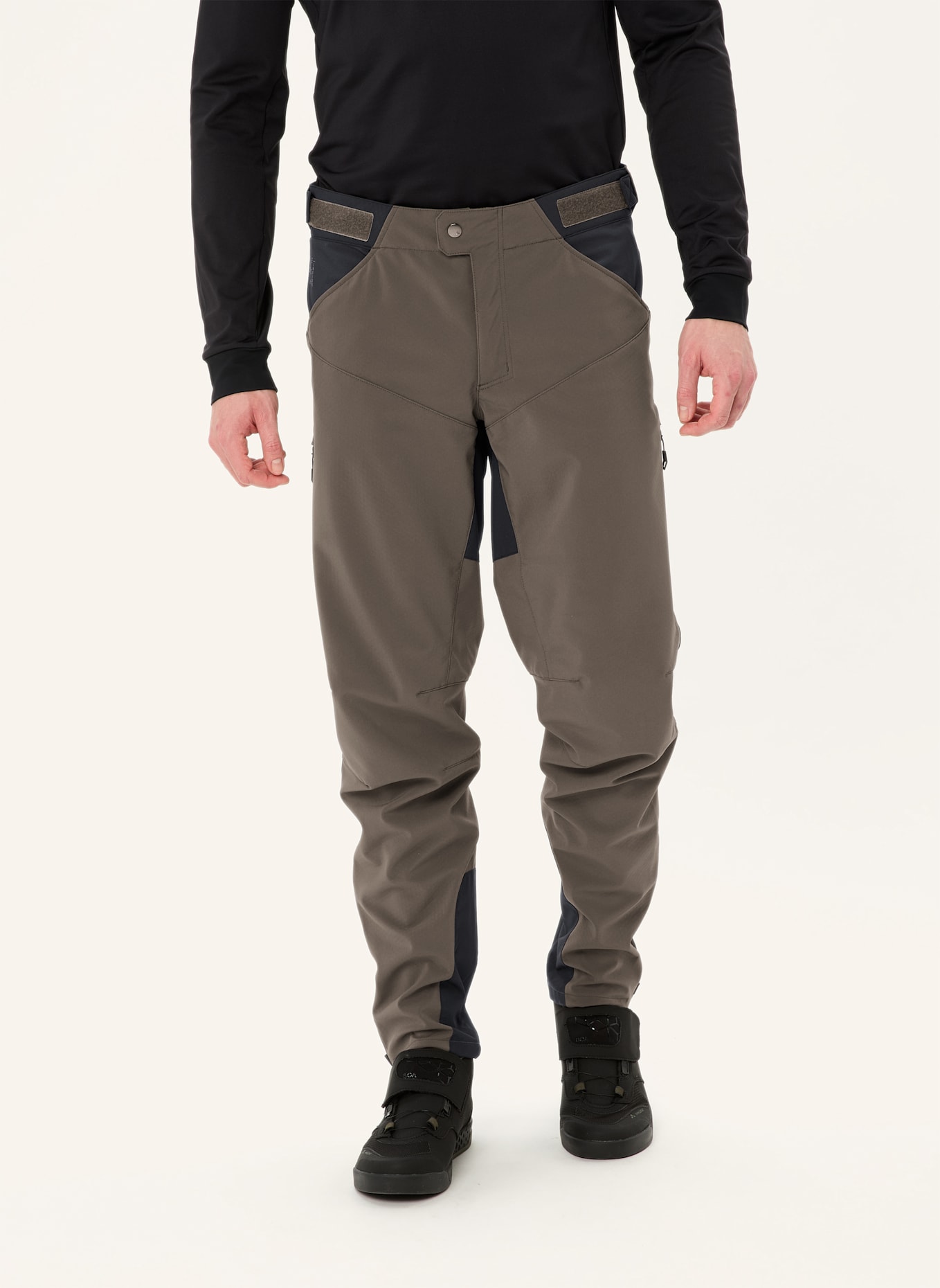 VAUDE Radhose ohne gepolsterten Einsatz M QIMSA SFT PANTS II: BRAUN