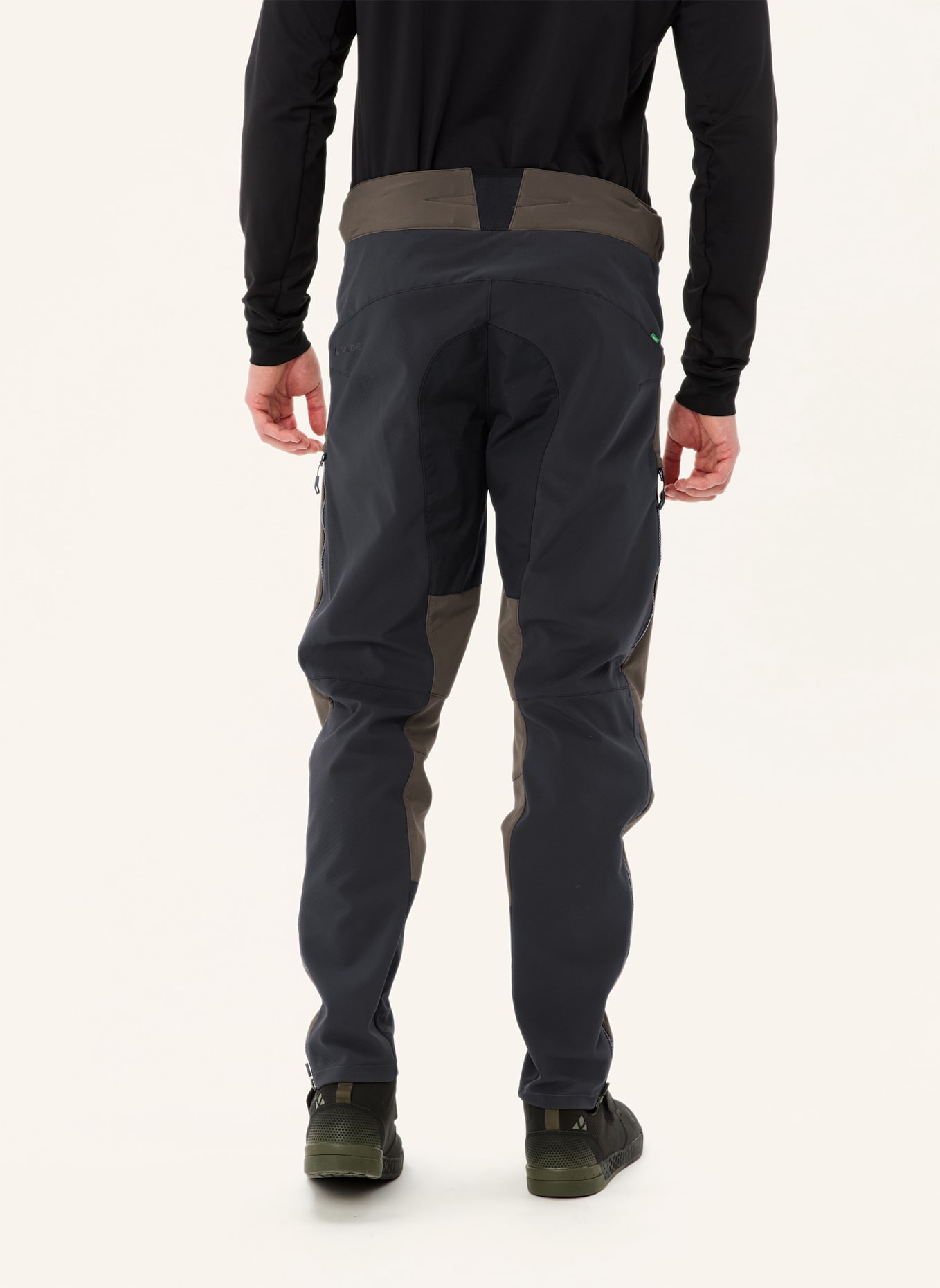 VAUDE Radhose ohne gepolsterten Einsatz M QIMSA SFT PANTS II: BRAUN