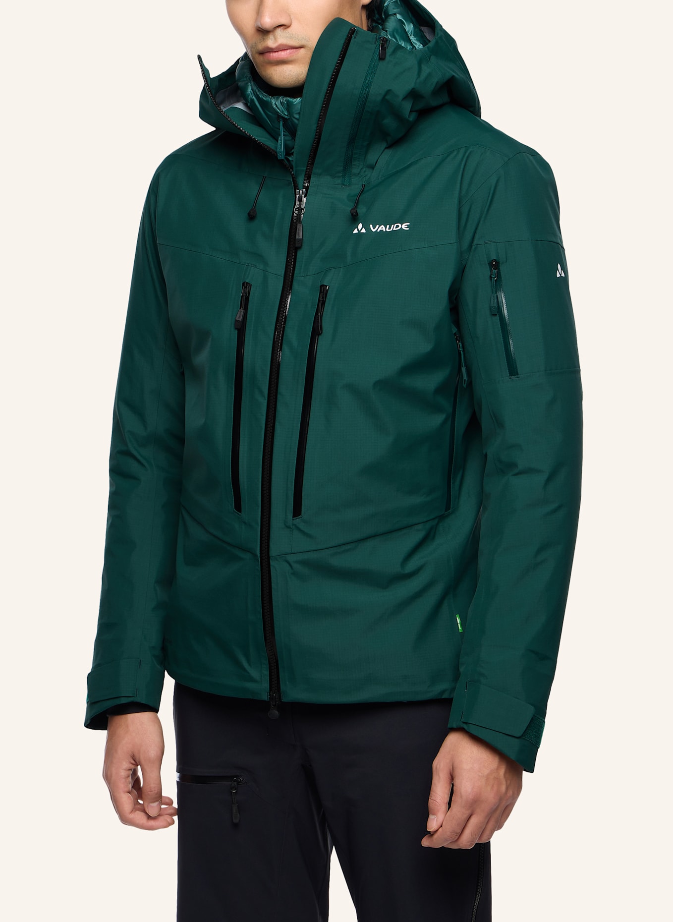 VAUDE Hardshell-Skijacke: GRÜN