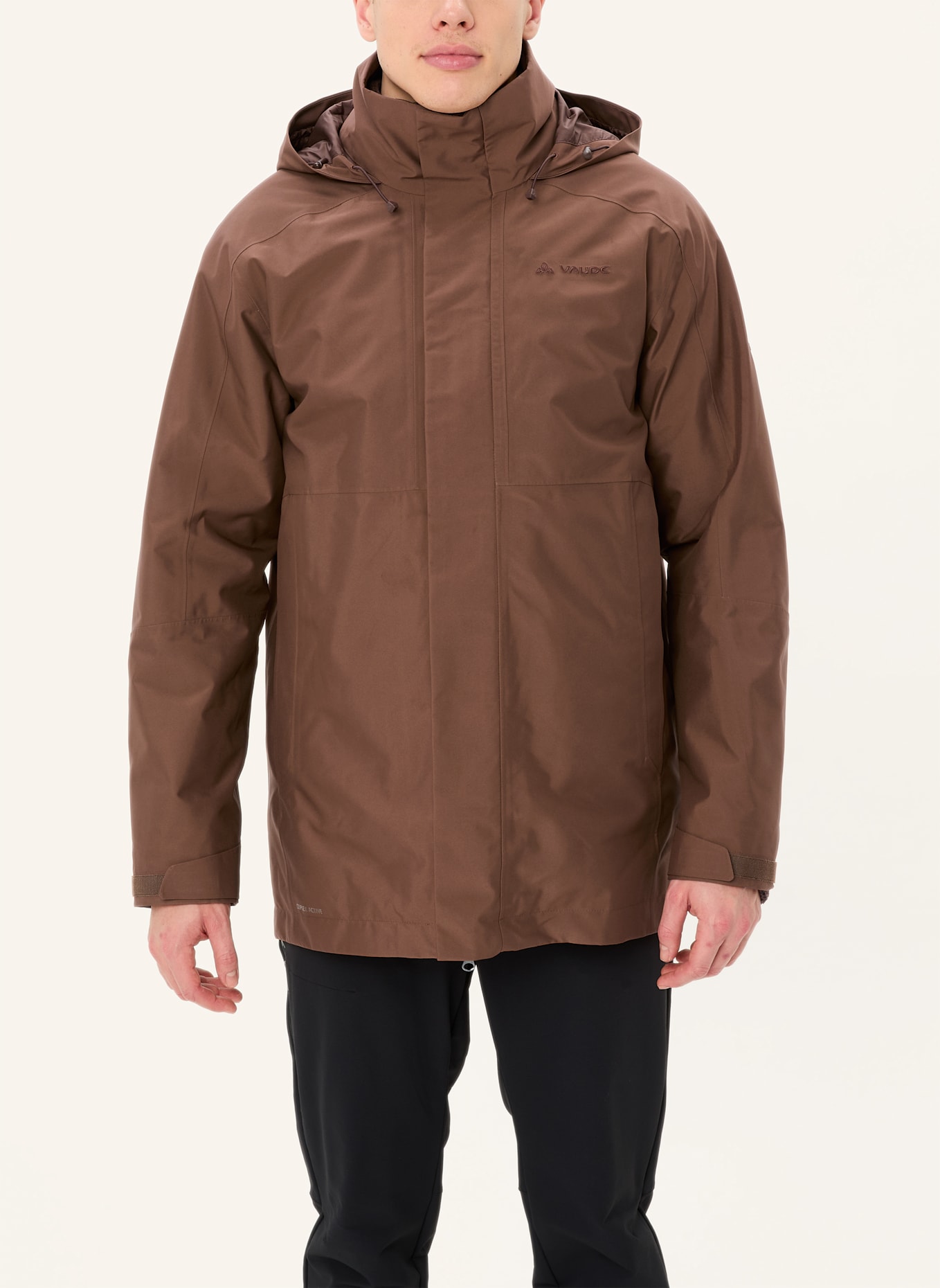 VAUDE 2-in-1-Jacke IDRIS: BRAUN