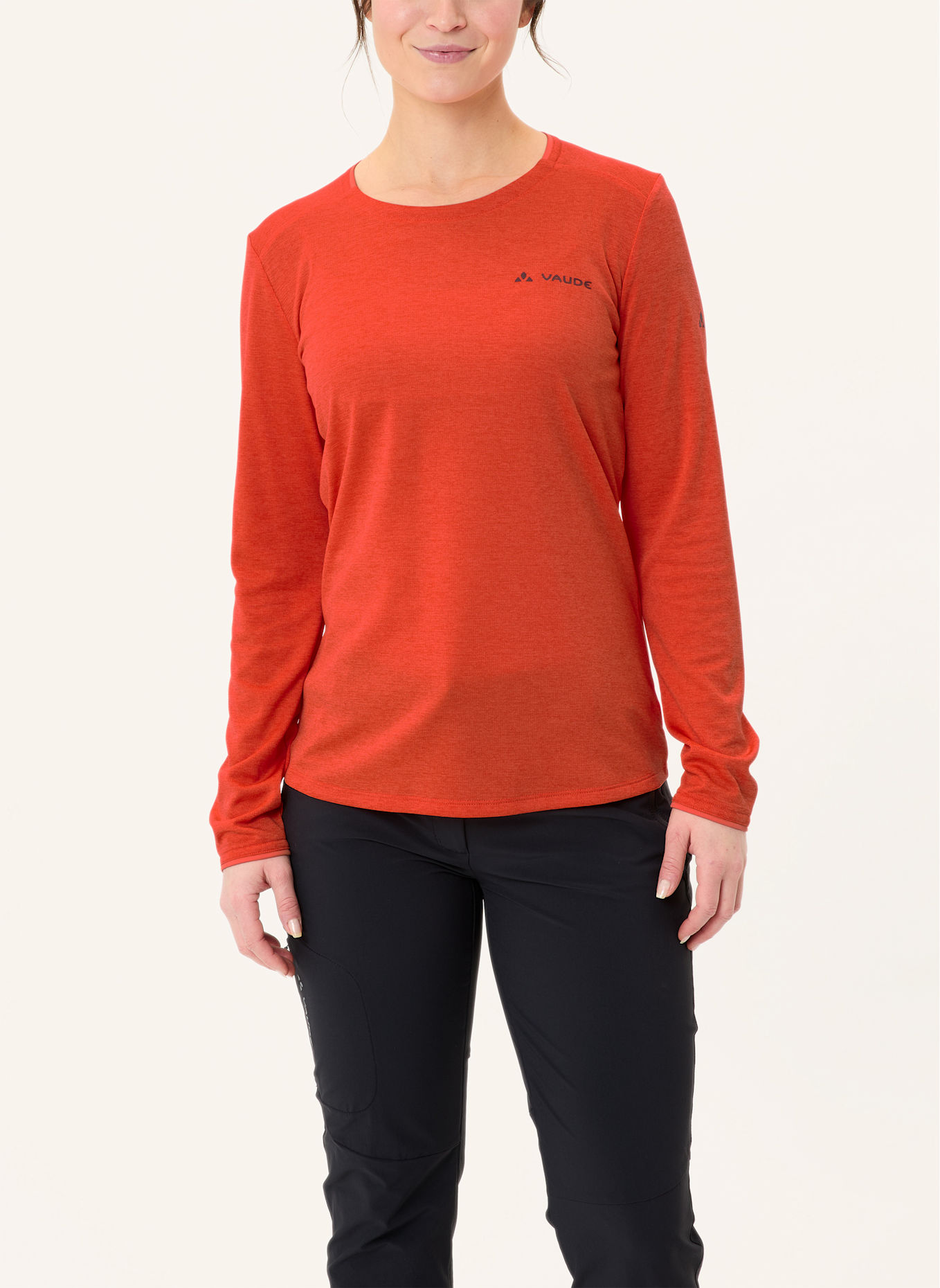 VAUDE Funktionsshirt W ESSENTIAL LS T-SHIRT: ROT