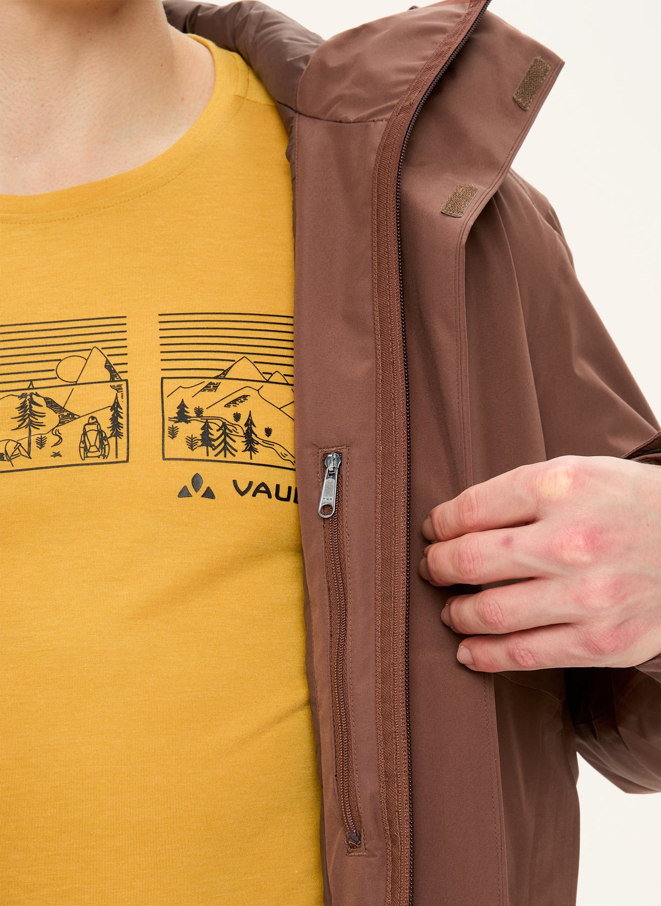 VAUDE Funktionsjacke ROSEMOOR II: BRAUN