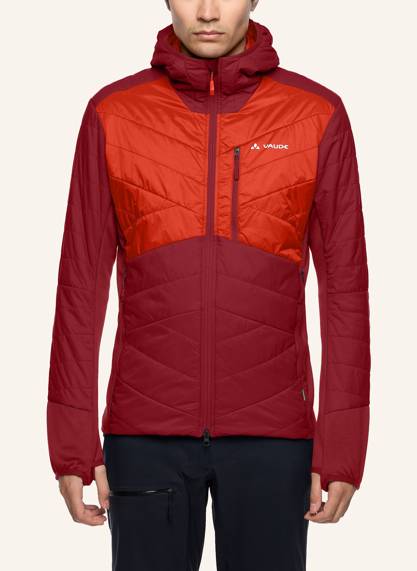 VAUDE Hybridjacke SESVENNA: ROT