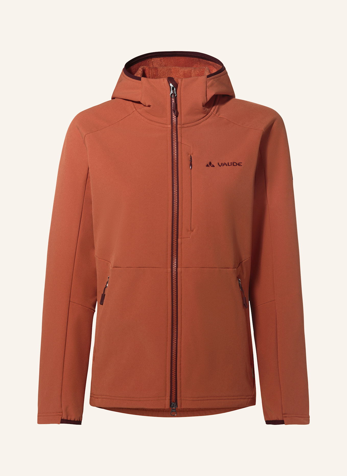 VAUDE Midlayer-Jacke ELOPE STORMFLEECE: ROT