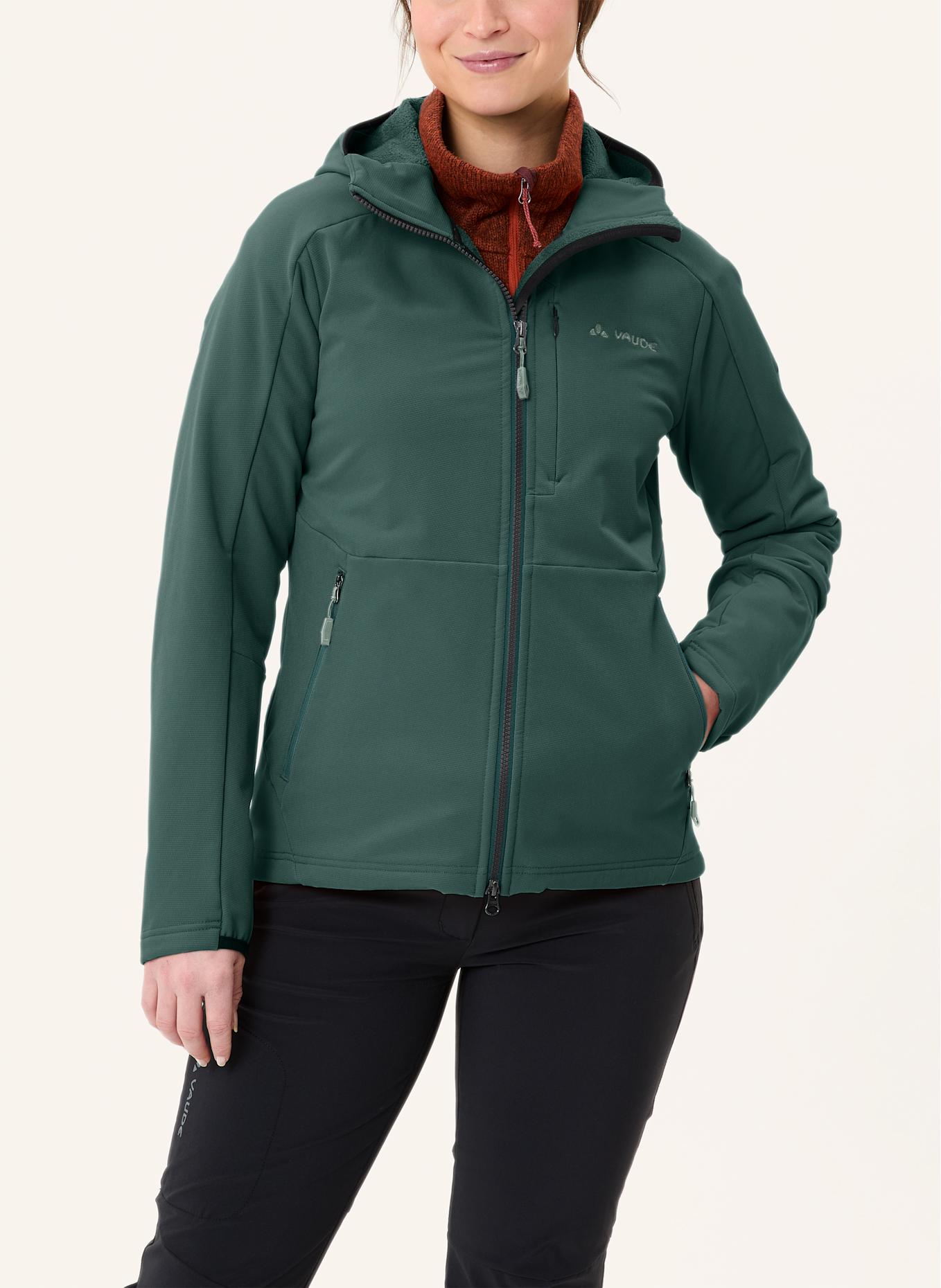 VAUDE Midlayer-Jacke ELOPE STORMFLEECE: GRÜN