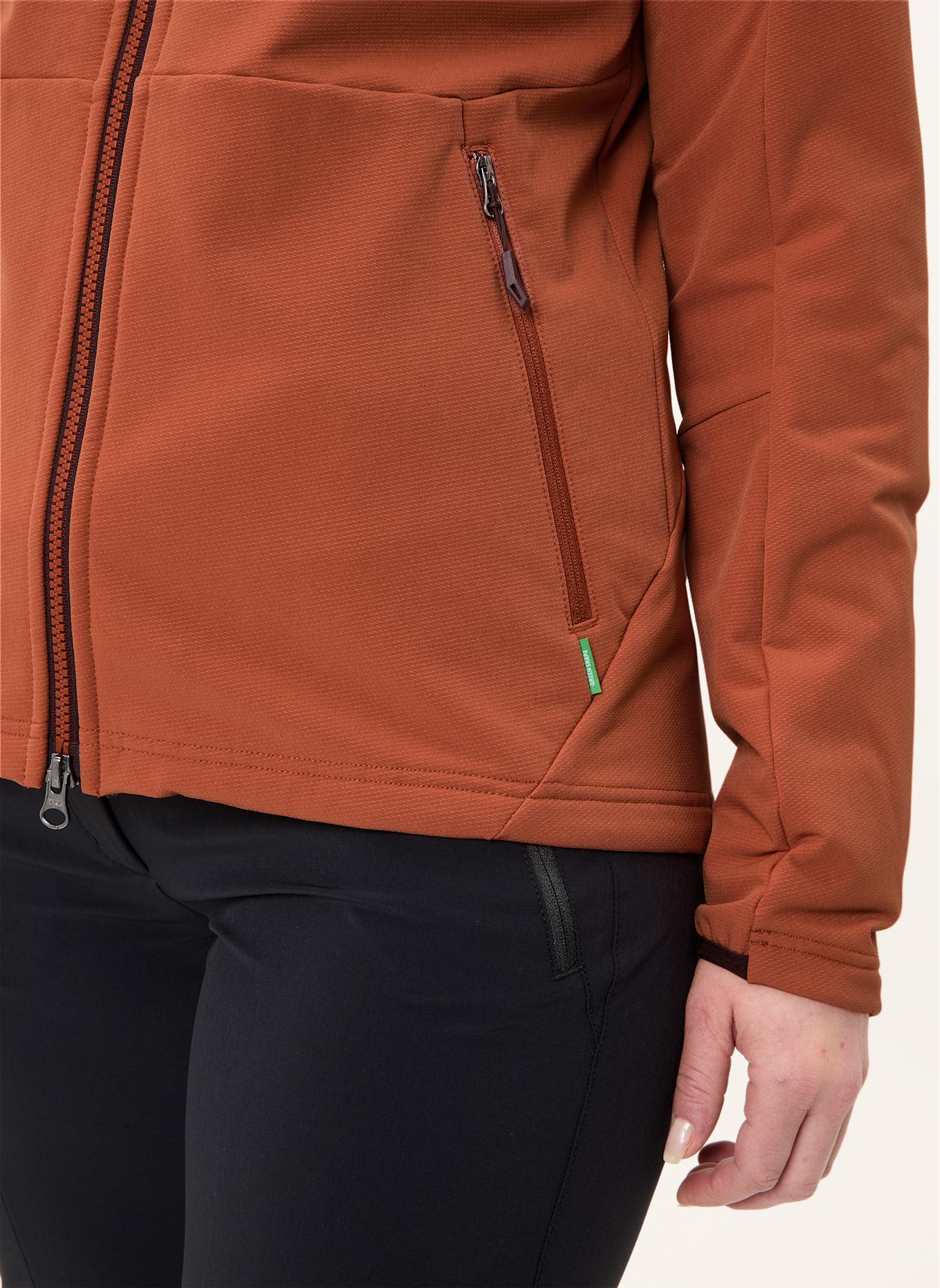 VAUDE Midlayer-Jacke ELOPE STORMFLEECE: ROT