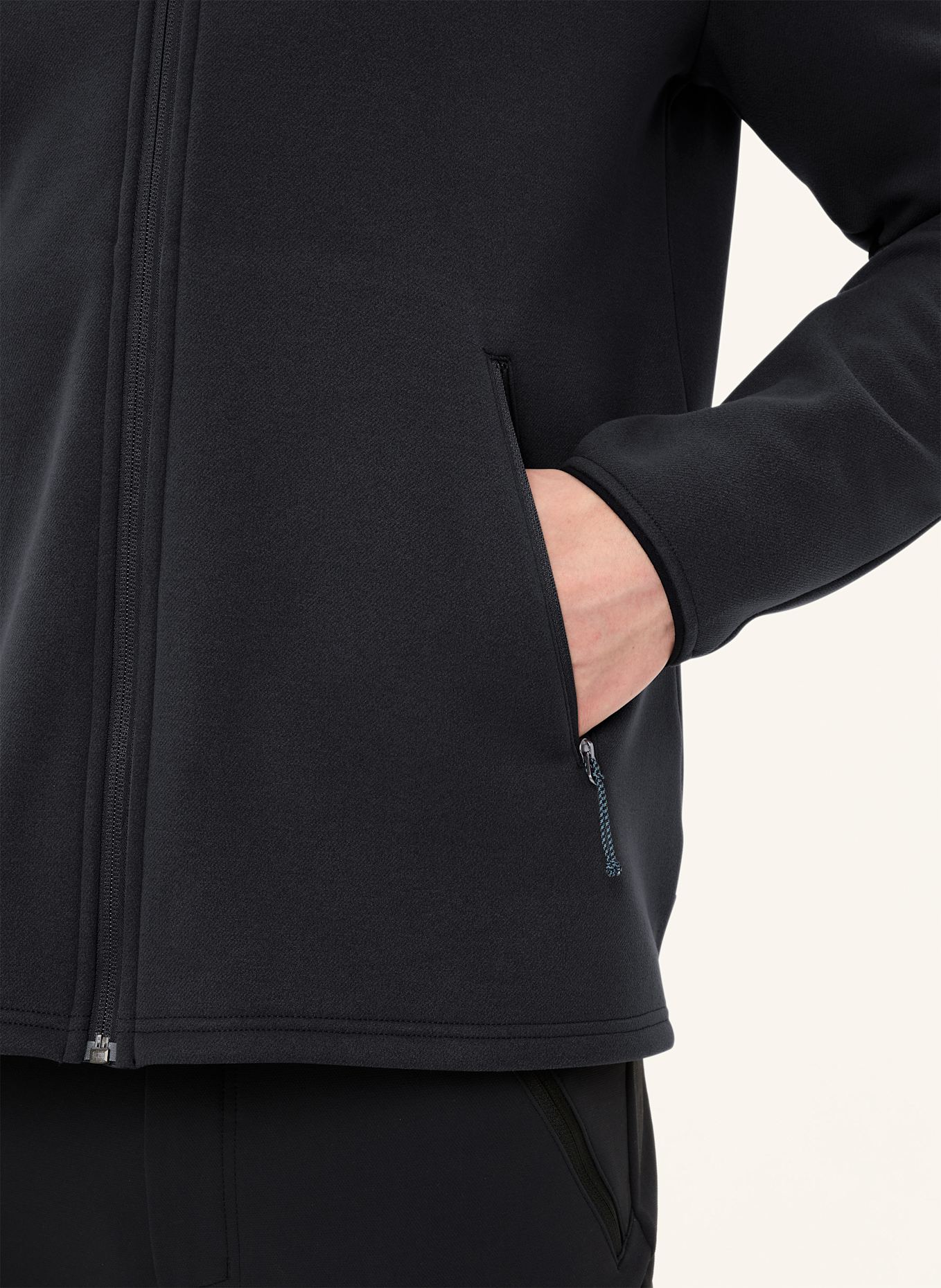 VAUDE Fleecejacke IDRIS: SCHWARZ