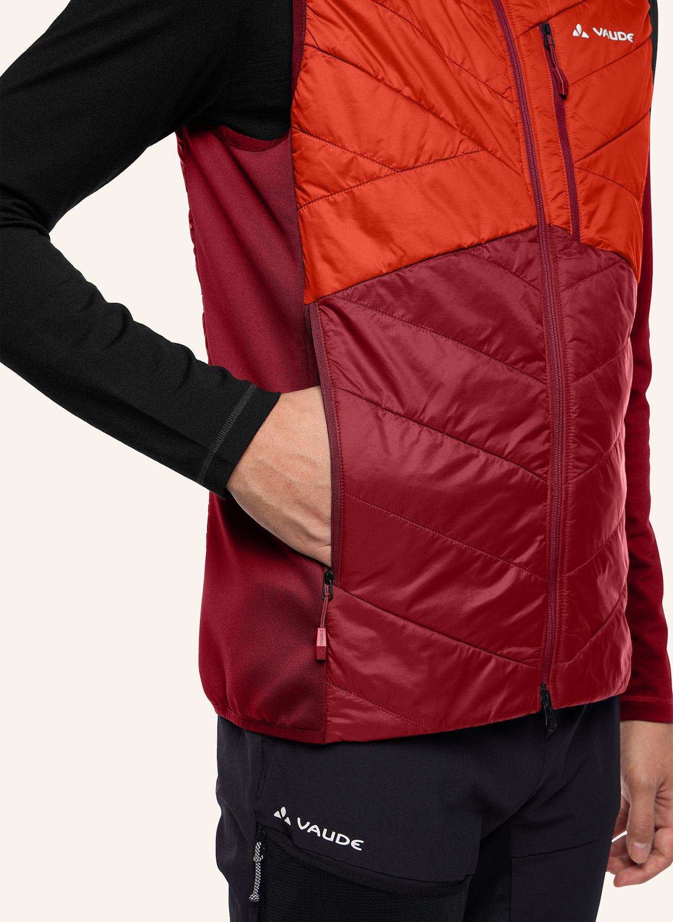 VAUDE Hybridweste SESVENNA: ROT