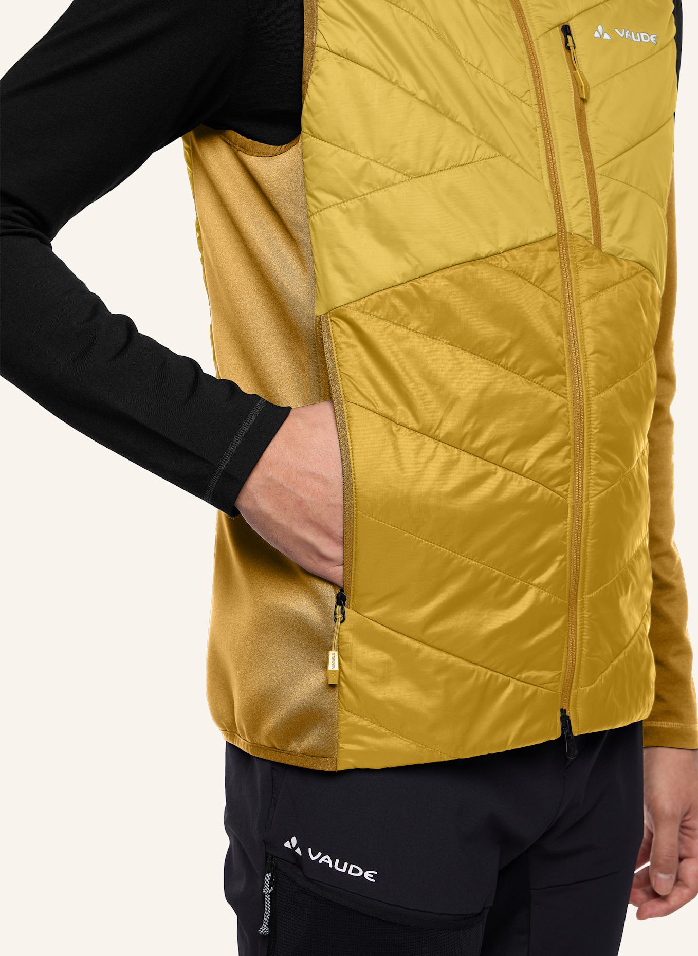 VAUDE Hybridweste SESVENNA: GELB