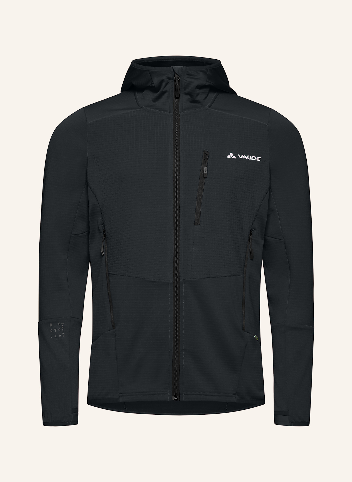 VAUDE Fleecejacke M MONVISO HD FL JACKET: SCHWARZ