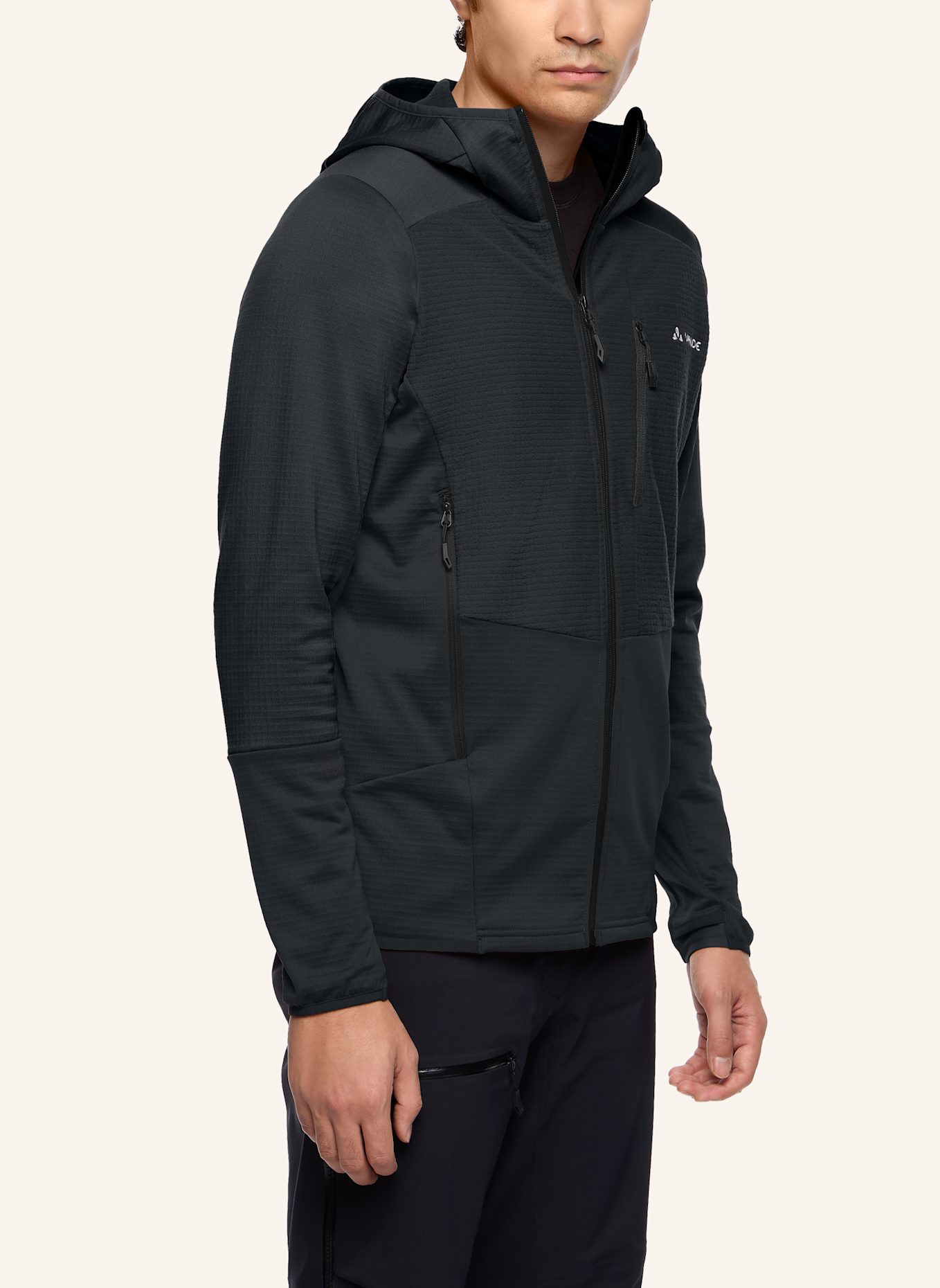 VAUDE Fleecejacke M MONVISO HD FL JACKET: SCHWARZ