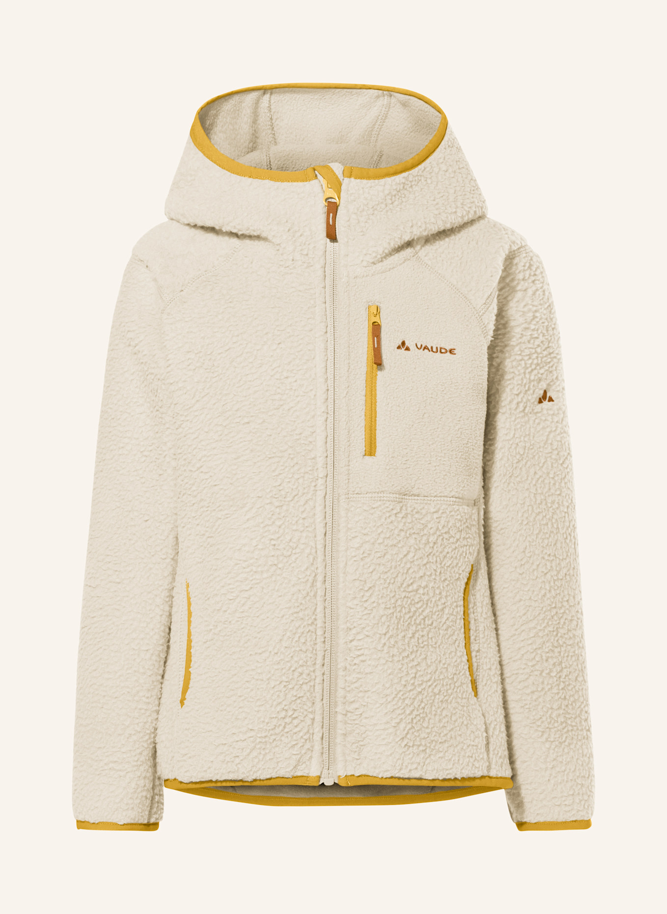 VAUDE Outdoor-Jacke KIDS TORRIDON JACKET: BEIGE/ BRAUN