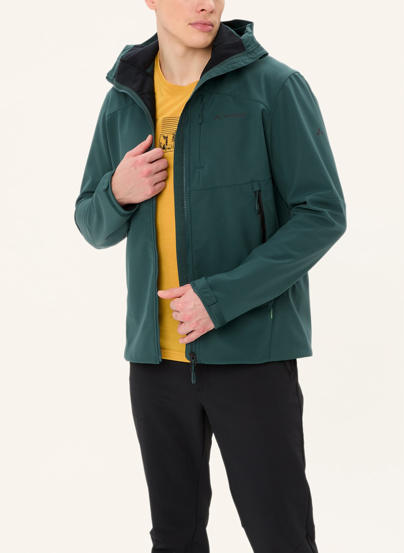 VAUDE Softshell-Jacke ROCCIA II: GRÜN