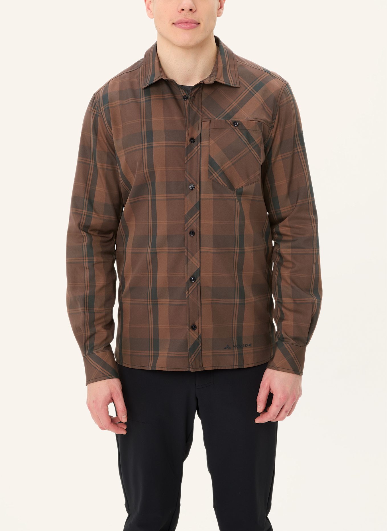 VAUDE Outdoor-Hemd NESHAN IV: BRAUN