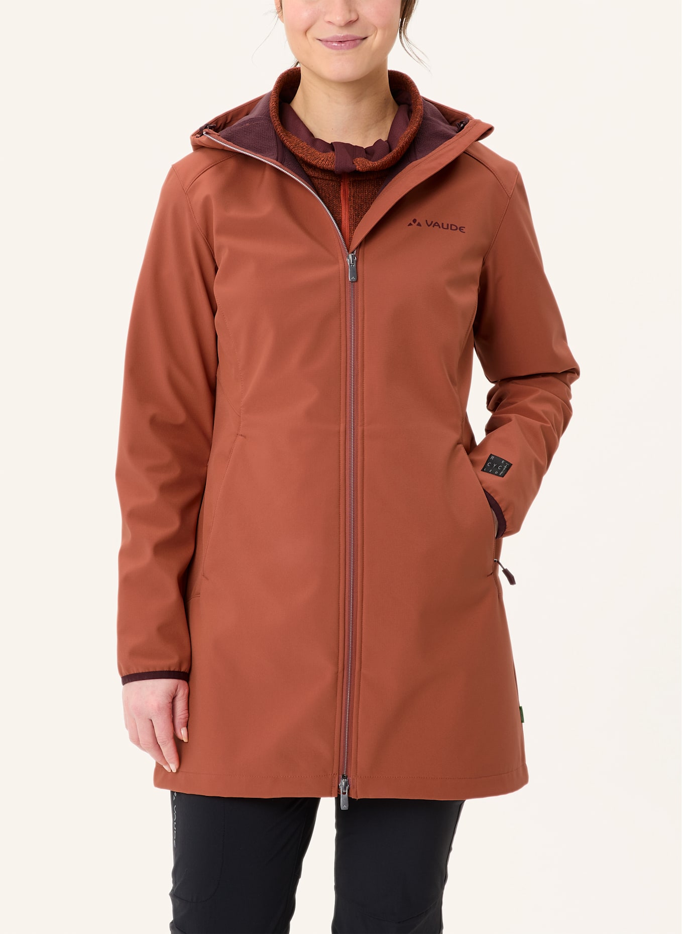 VAUDE Parka MOENA: ROT