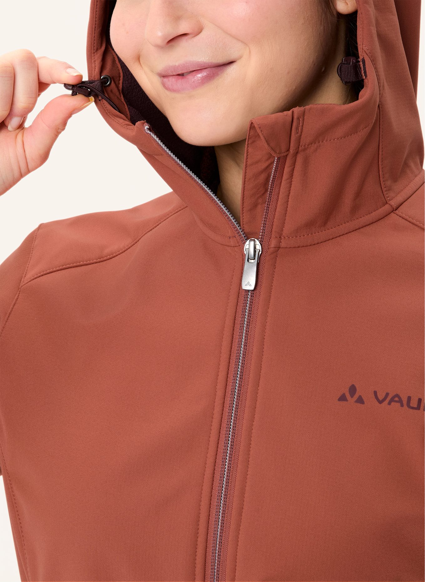 VAUDE Parka MOENA: ROT