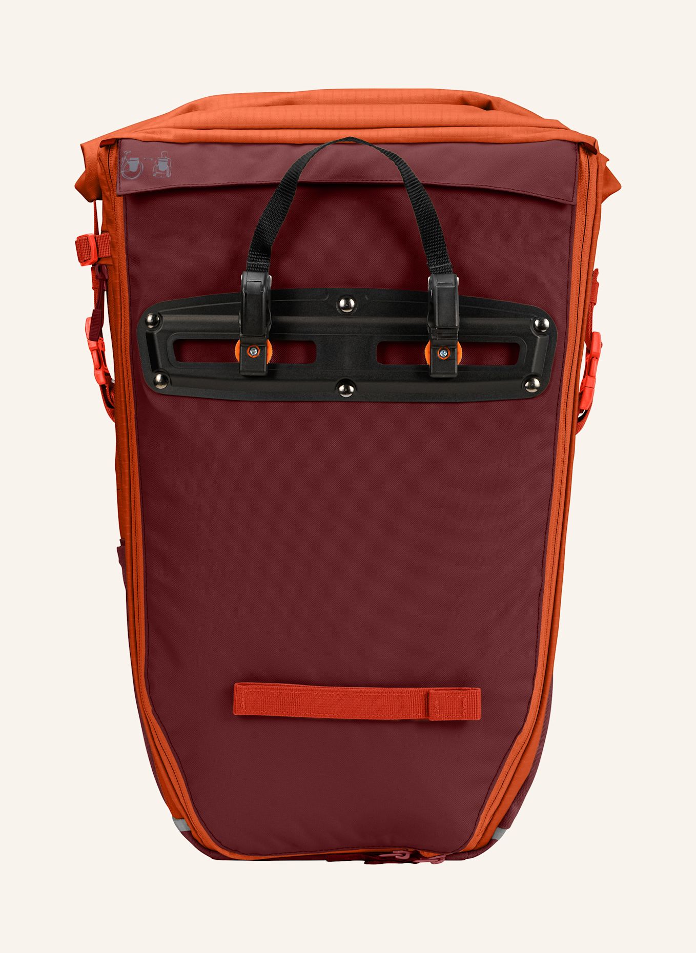 VAUDE 2-in-1-Fahrradtasche CITYGO BIKE 23 II 23 l: ROT