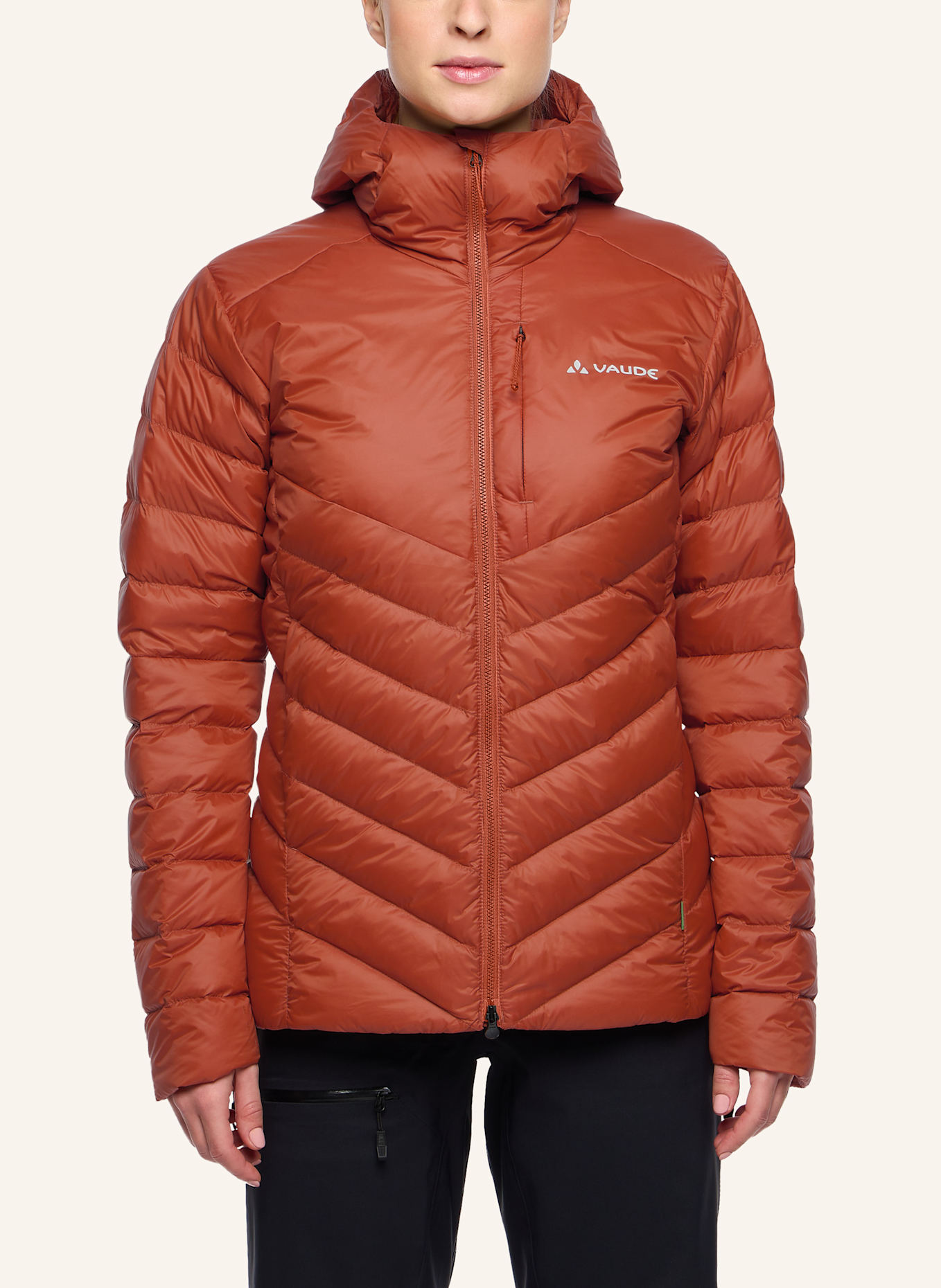 VAUDE Outdoor-Jacke W MONVISO DWN HD JACKET: ROT