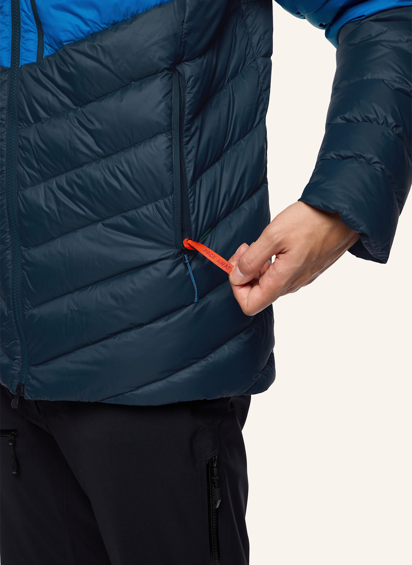 VAUDE Outdoor-Jacke M MONVISO DWN HD JACKET: BLAU