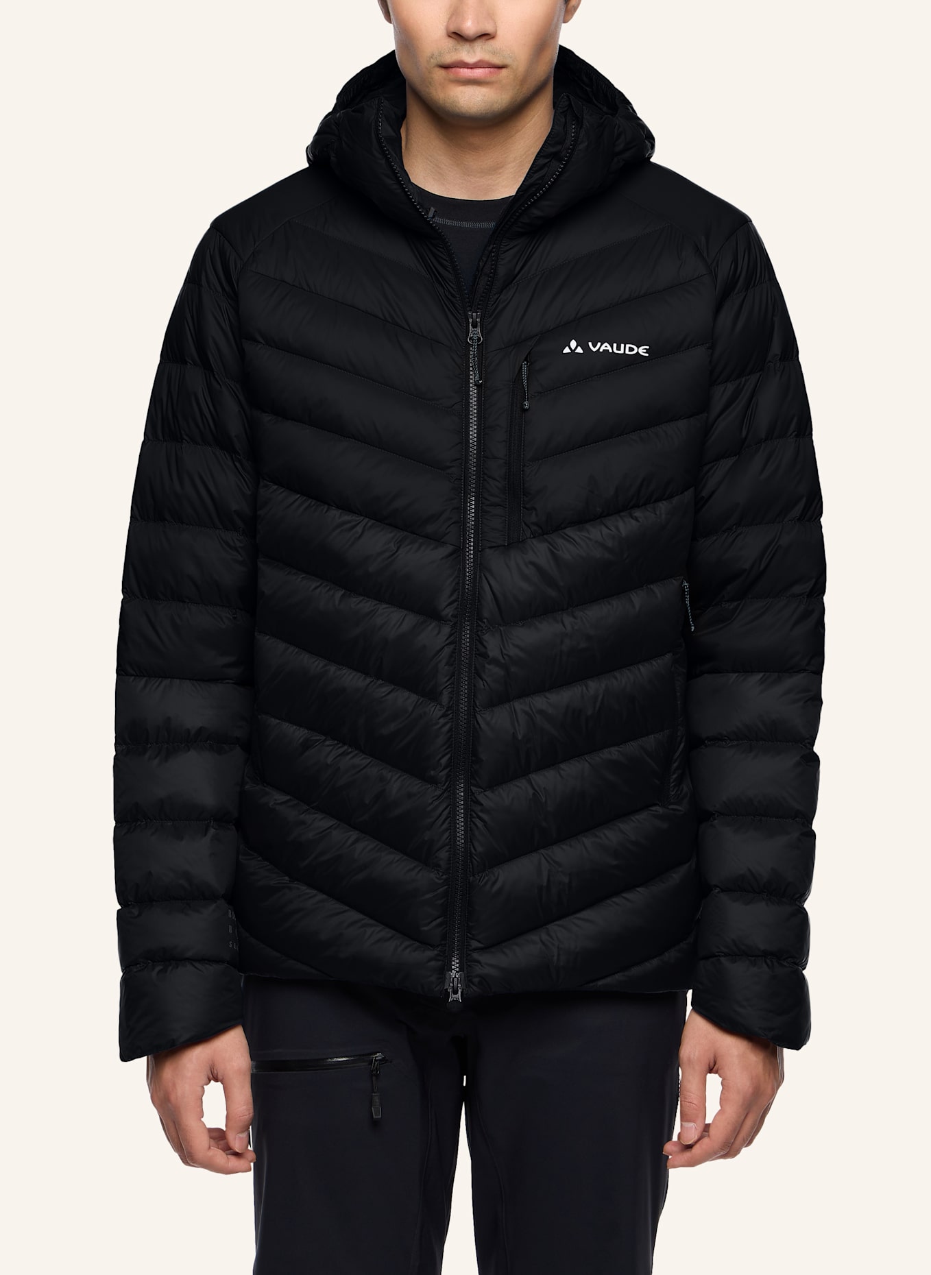 VAUDE Outdoor-Jacke M MONVISO DWN HD JACKET: SCHWARZ