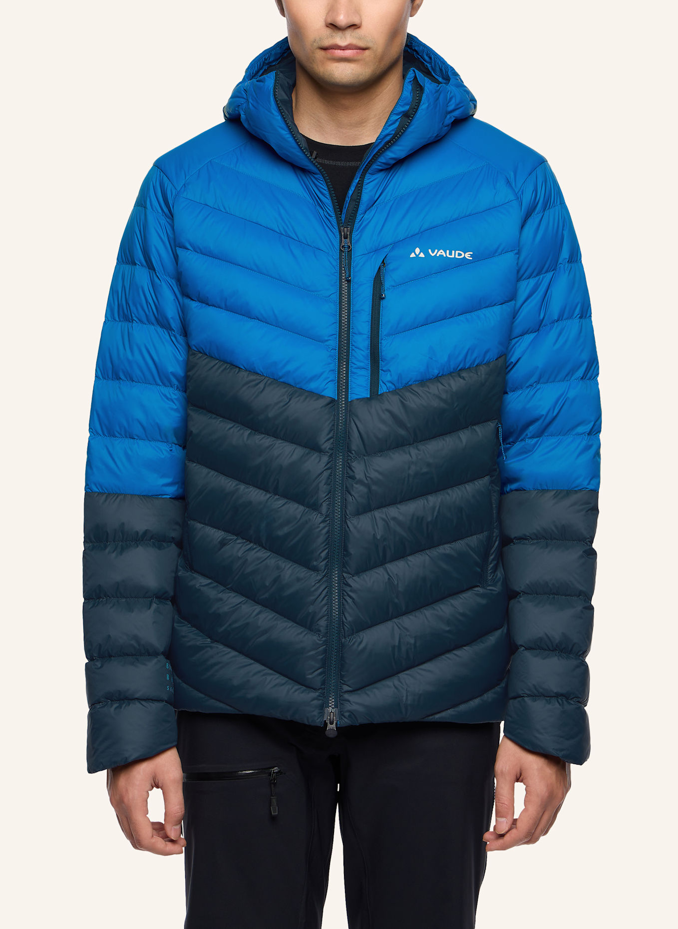 VAUDE Outdoor-Jacke M MONVISO DWN HD JACKET: BLAU