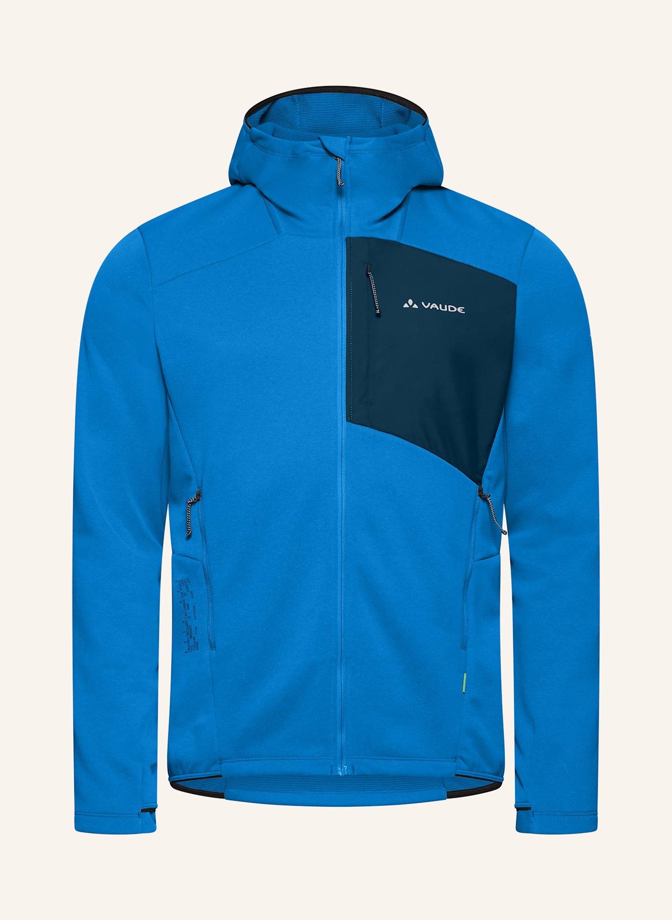 VAUDE Midlayer-Jacke MONVISO III: BLAU