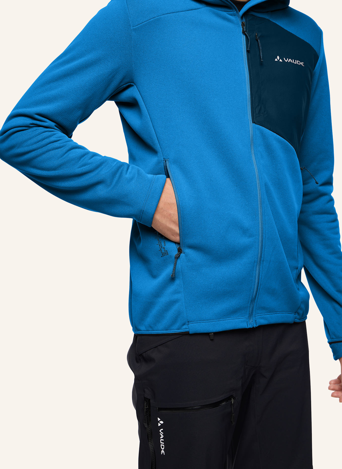 VAUDE Midlayer-Jacke MONVISO III: BLAU