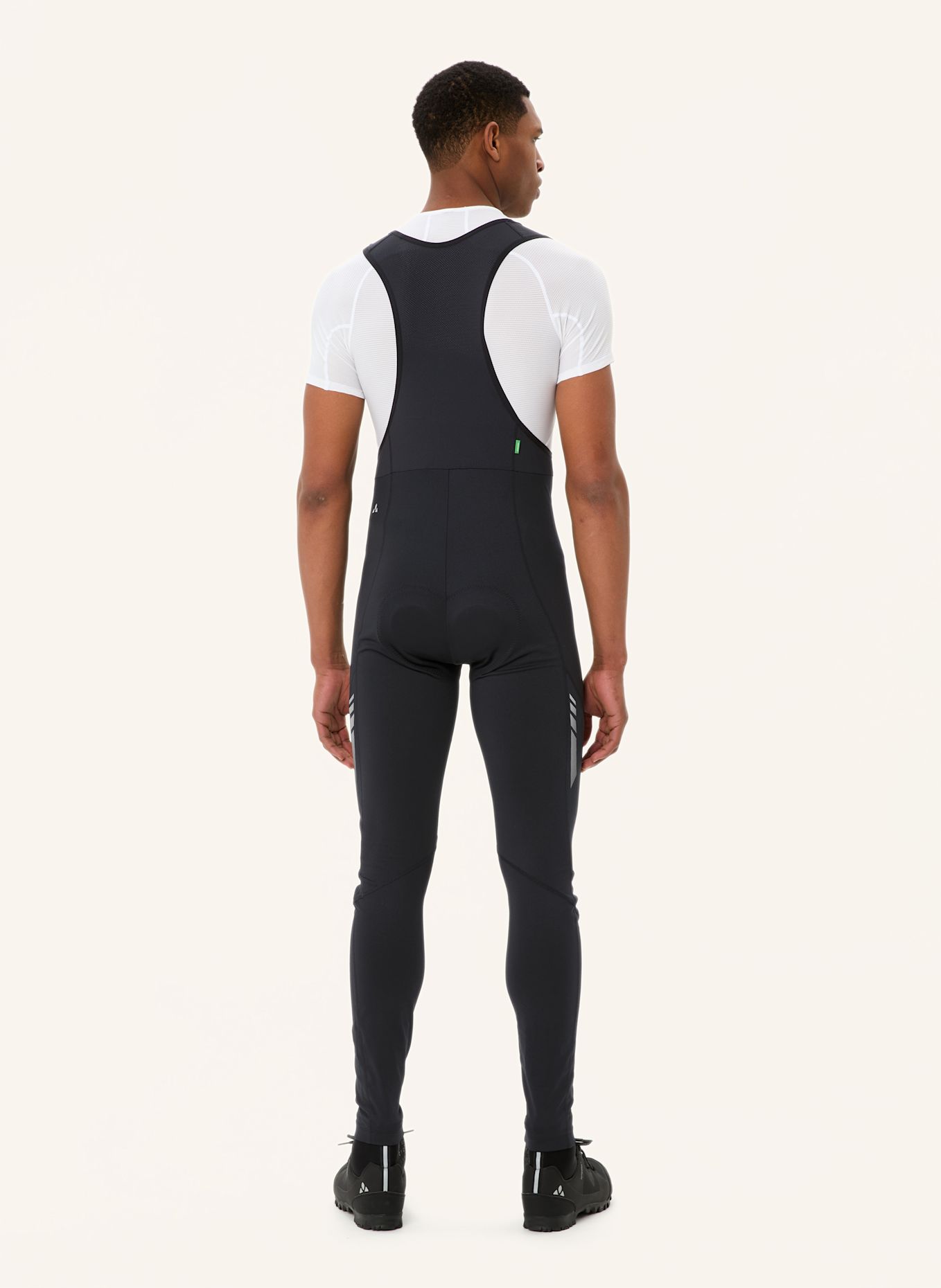 VAUDE Radhose mit Trägern und gepolstertem Einsatz M MATERA WARM BIB TIGHTS: SCHWARZ