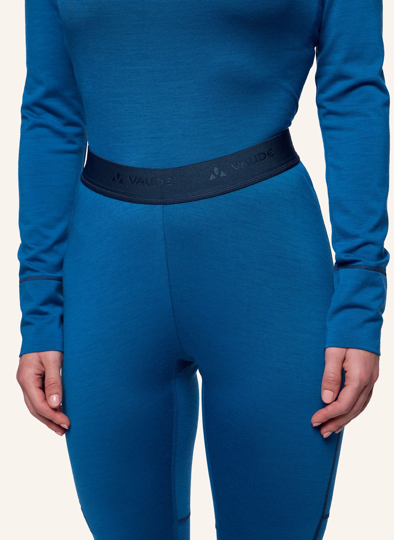 VAUDE Outdoor-Hose W MONVISO WOOL TIGHTS II: BLAU