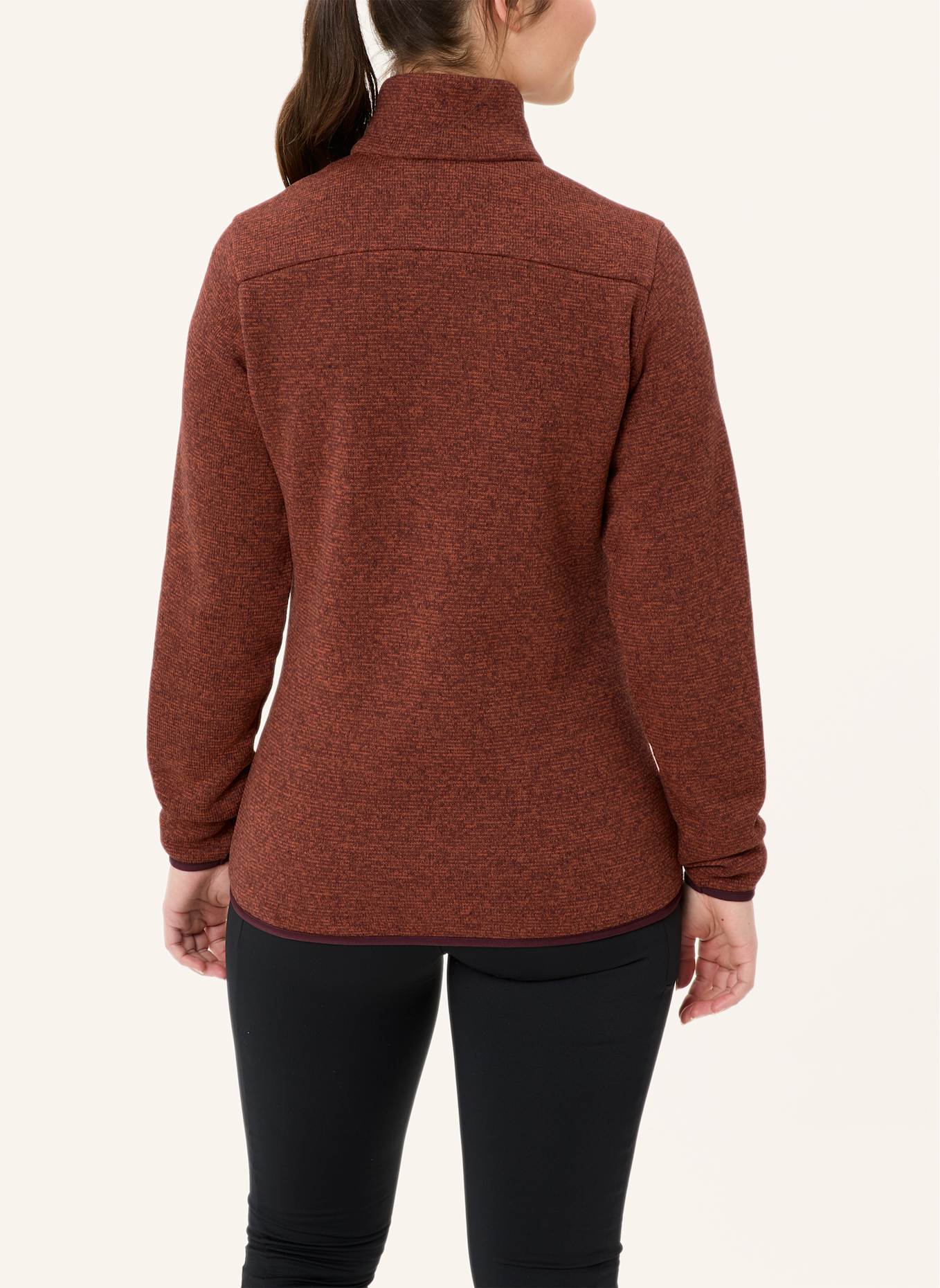 VAUDE Strick-Fleecejacke RIENZA: ROT