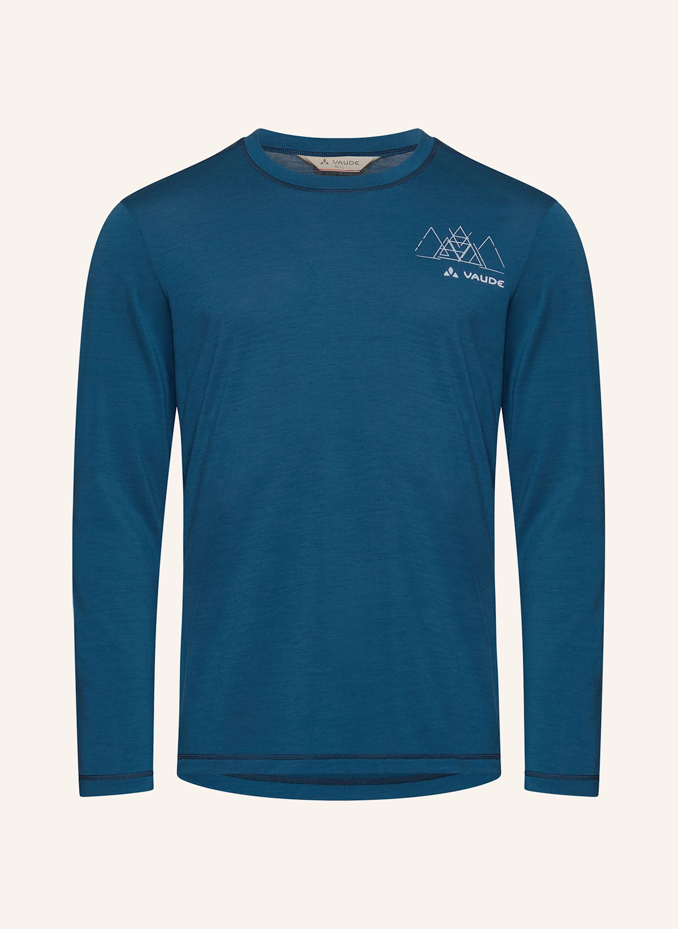 VAUDE Funktionsshirt M MONVISO WOOL LS T-SHIRT: BLAU