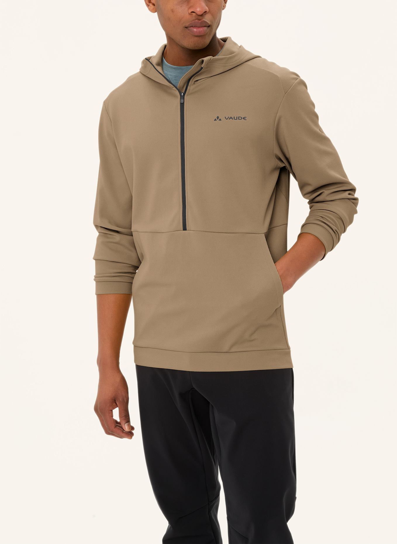 VAUDE Pullover M CYCLIST ALL YEAR SWT: BRAUN
