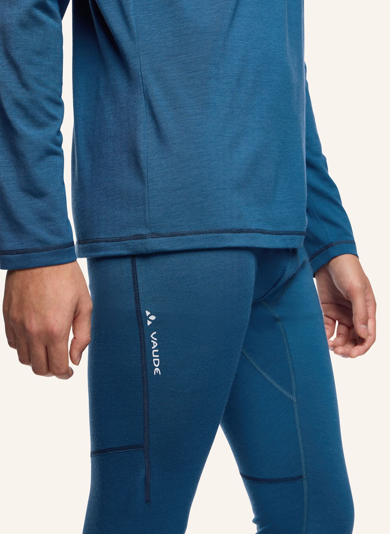 VAUDE Outdoor-Hose M MONVISO WOOL TIGHTS II: BLAU