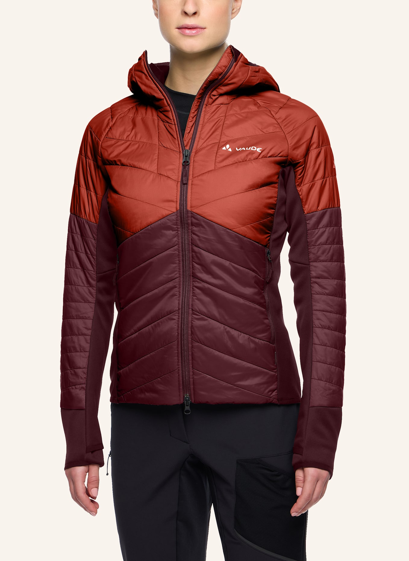 VAUDE Outdoor-Jacke W SESVENNA JACKET IV: ROT