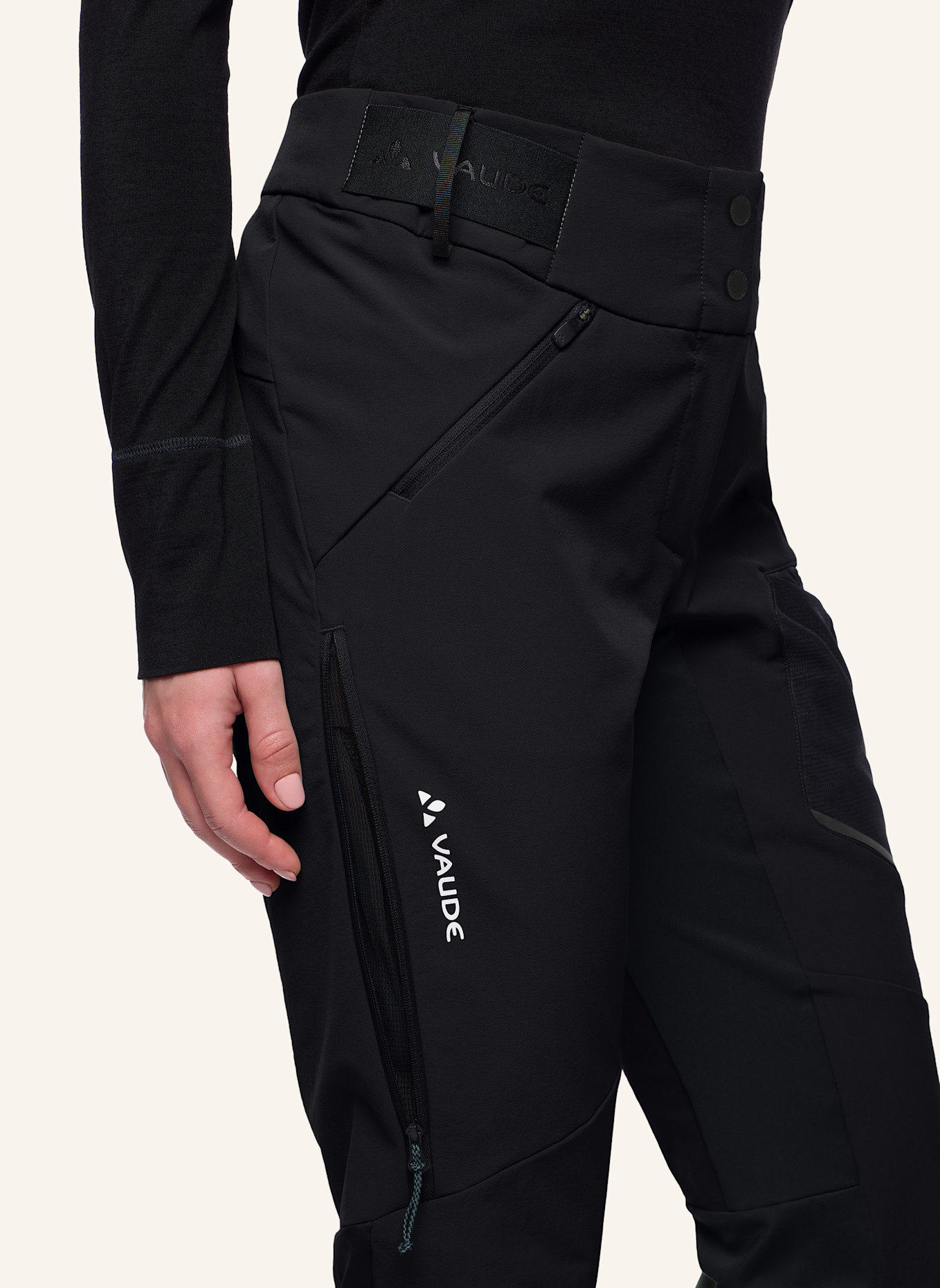 VAUDE Outdoor-Hose W LARICE LIGHT PANTS IV: SCHWARZ