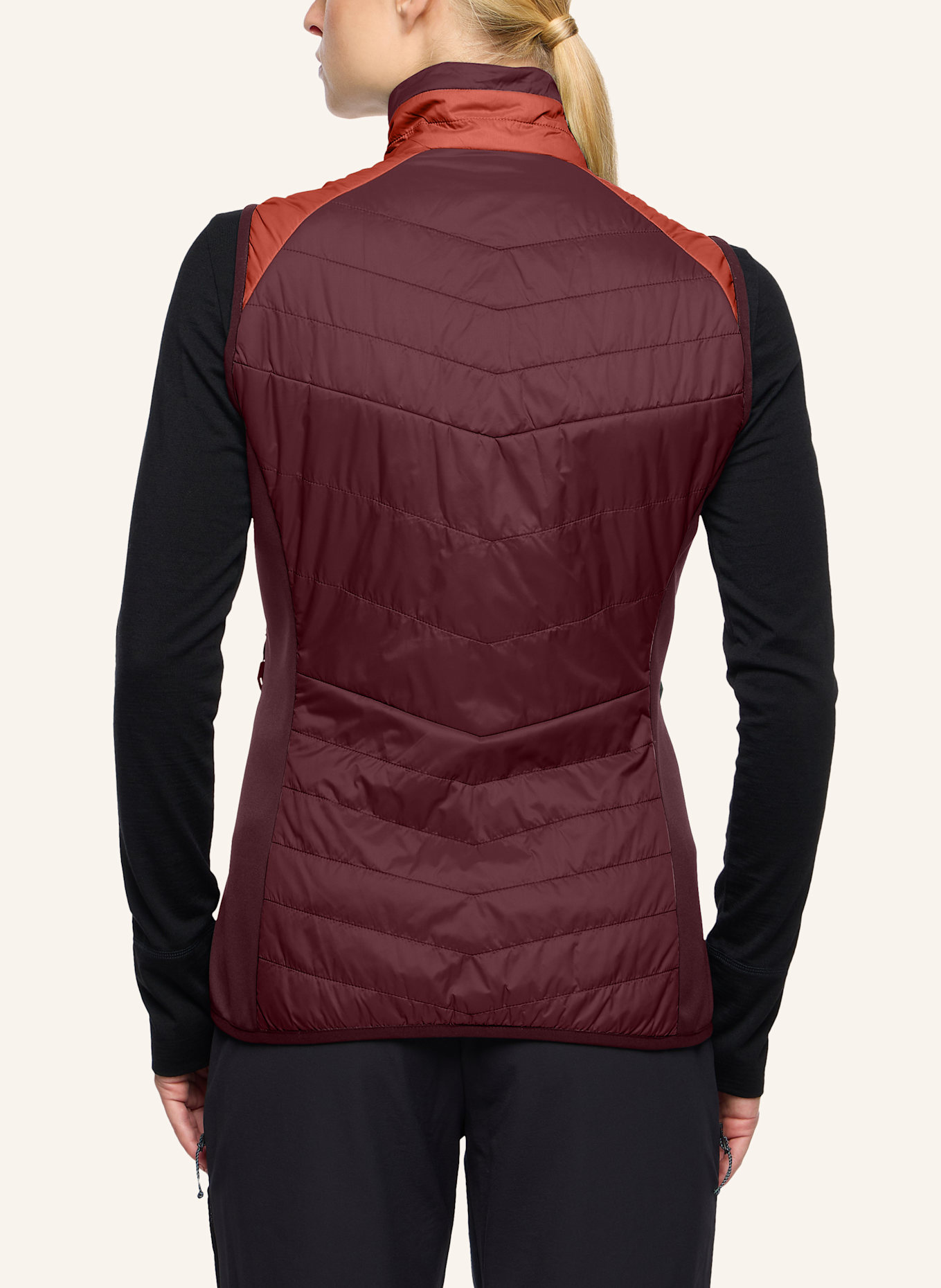 VAUDE Hybrid-Steppweste SESVENNA: ROT