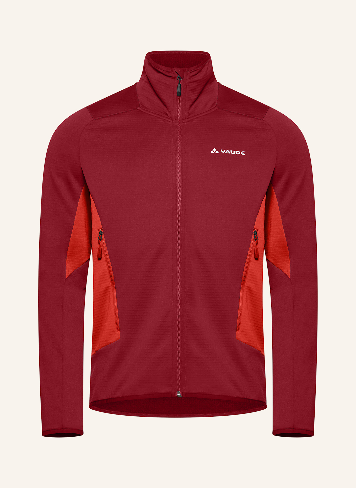 VAUDE Fleecejacke MONVISO: ROT