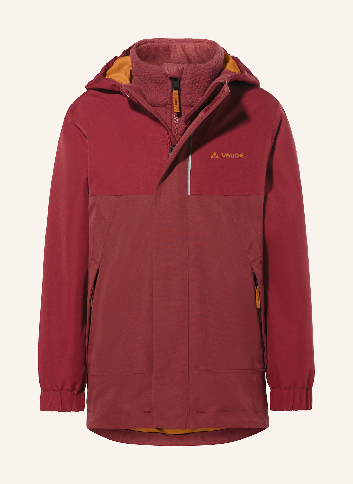 VAUDE 3in1-Jacken KIDS CAPREA 3IN1 JACKET: ROT